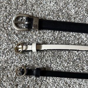 Bundle 3 skinny belts *see description*